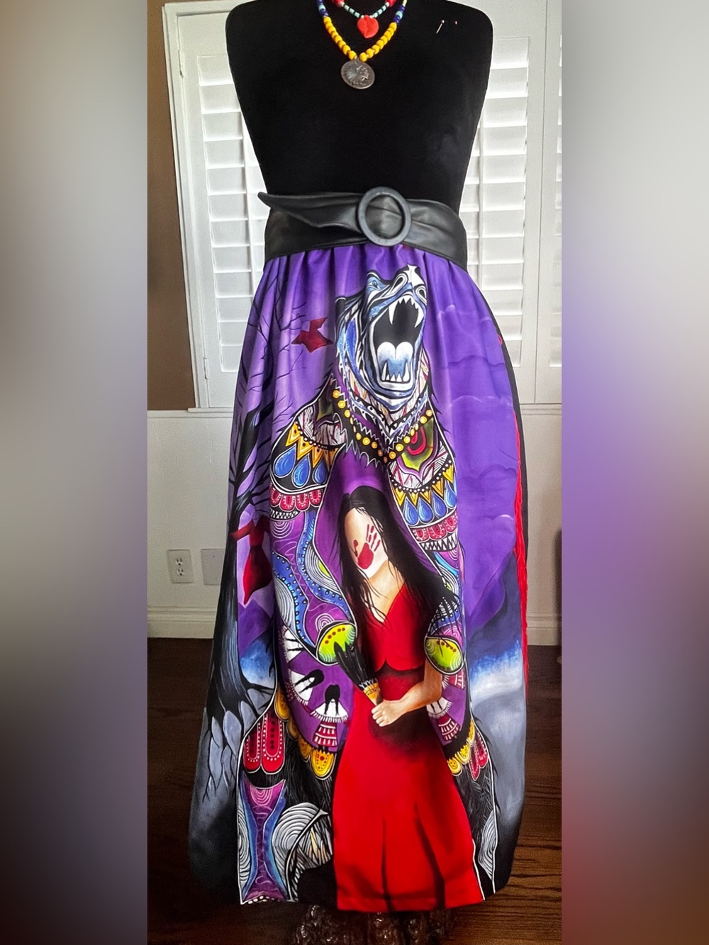First Nation- Native America MMIV Ribbon Skirt  Size S-XXL NEW
